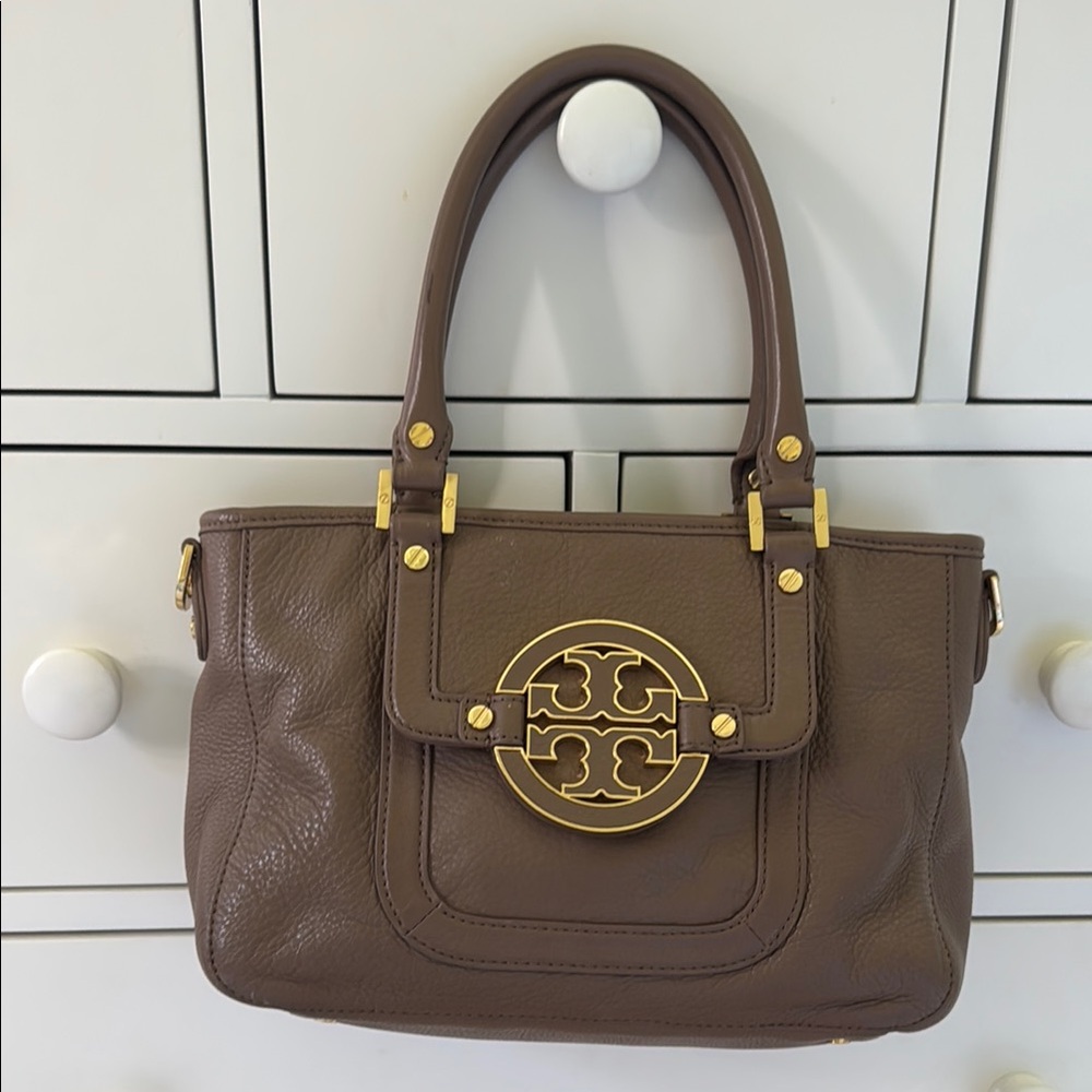 Tory Burch Brown Leather Handbag